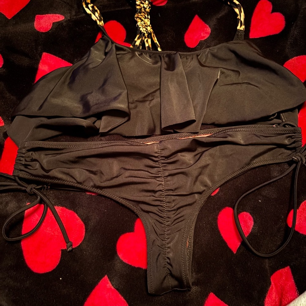 Victoria’s Secret Pink Size‎ Small Black Bikini A00329